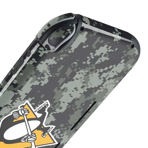 NHL Pittsburgh Penguins Camo Nintendo Switch Lite Skin